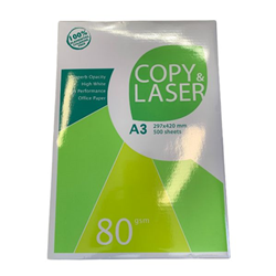 Copy and Laser Premium Copy Paper A3 80gsm White Ream Of 500