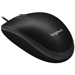 Logitech B100 Wired Optical USB Mouse Black  