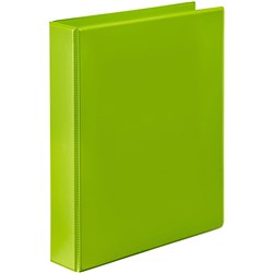 Marbig Clearview Insert Binder A4 2D Ring 38mm Lime 