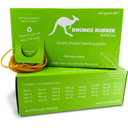 Bounce Rubber Bands Size 89 Box 100gm 