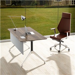 Potenza Straight Desk 1800W x 800D x 750mmH Casnan And White