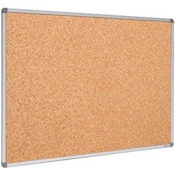 VISIONCHART CORKBOARD ALUMINIUM FRAME 900mmx600mmx17mm