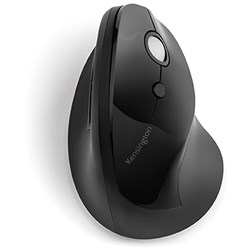 Kensington Pro Fit Ergo  Vertical Wireless Mouse Black 