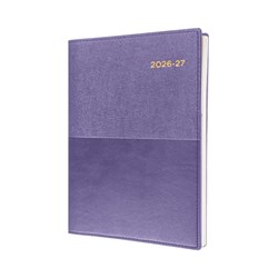 Collins Vanessa Financial Year Diary A4 Day To Page Purple 