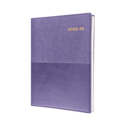 Collins Vanessa Financial Year Diary A5 Day To Page Purple