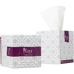 Livi Impressa Facial Tissues Cube 3 Ply 65 Sheets 