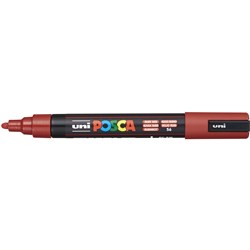 Uni Posca Paint Marker PC-5M  Medium 2.5mm Bullet Tip  Ruby Red