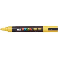 Uni Posca Paint Marker PC-5M  Medium 2.5mm Bullet Tip  Ochre