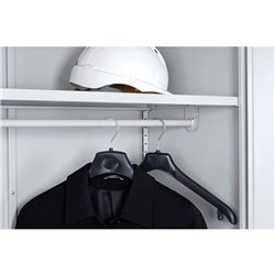 Rapidline Go Steel Cupboard  Extra Shelf & Coat Rail 900W x 390D x 85mmH Silver Grey