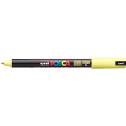Uni Posca Paint Marker PC-1MR  Ultra Fine 0.7mm Bullet Tip  Sunshine Yellow