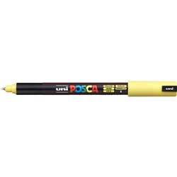 Uni Posca Paint Marker PC-1MR  Ultra Fine 0.7mm Bullet Tip  Yellow