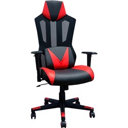 K2 Box Seating Prime Gaming Chair Black and Red 