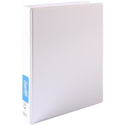 Bantex Insert Binder Standard A4 4D Ring 25mm White