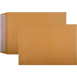 Cumberland Plain Envelope Pocket C4 229 x 324mm Strip Seal Gold Box Of 250