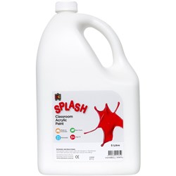 EC Classroom Splash Paint 5 Litres Snowball 