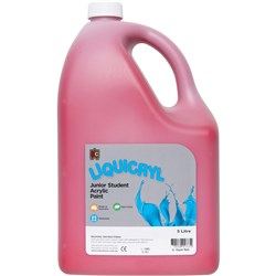 EC Liquicryl Paint 5 Litres Brilliant Red 