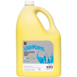 EC Liquicryl Paint 5 Litres Brilliant Yellow 