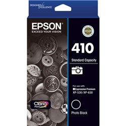 Epson 410 Claria Premium Ink Cartridge Photo Black