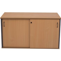 Rapidline Credenza Sliding Doors 1200W x 450D x 730mmH  Beech And Ironstone