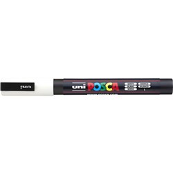 Uni Posca PC-3M Paint Marker  Fine 1.3mm Bullet Tip White