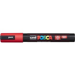 Uni Posca PC-5M Paint Marker Medium 2.5mm Bullet Tip  Red