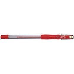 Uni SG100 Lakubo Ballpoint Pen Comfort Grip Broad 1.4mm Red 