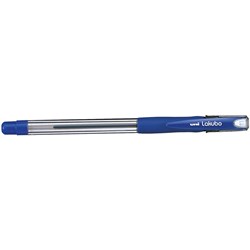 Uni SG100 Lakubo Ballpoint Pen Comfort Grip Medium 1mm Blue 