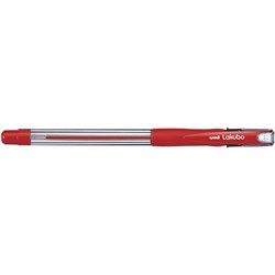 Uni SG100 Lakubo Ballpoint Pen Comfort Grip Medium 1mm Red 