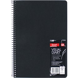 Jasart 602 Visual Diary A4 110gsm Single Wire 120 Page