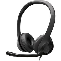 Logitech H390 USB Computer Headset Graphite 