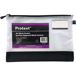 Protext Mesh Pouch 380 x 270mm With Zipper  