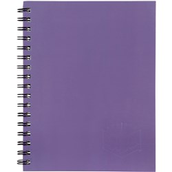 Spirax 511 Hard Cover Notebook A5 200 Page Purple