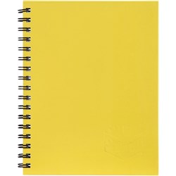 Spirax 512 Hard Cover Notebook A4 200 Page Yellow