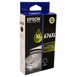 Epson 676XL DURABrite Ultra Ink Cartridge High Yield Black