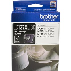 Brother LC-137XLBK Ink Cartridge High Yield Black