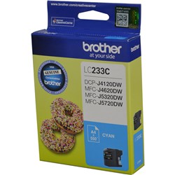 Brother LC-233C Ink Cartridge Cyan