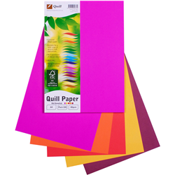 Quill Colour Copy Paper A4 80gsm Brights Colours Assorted Pack of 100