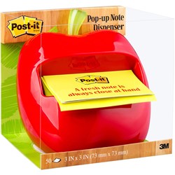 Post-It APL-330 Pop Up Dispenser 76x76mm Apple & 1 Pad