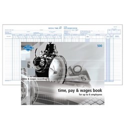 Zions Pay & Wages Book Number 500 Small 210x285mm 