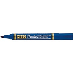 Pentel N850 Permanent Marker Bullet 1.5mm Blue  