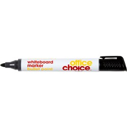 Office Choice Whiteboard Marker Bullet 2mm Black  