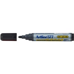 Artline 577 Whiteboard Marker Bullet 3mm Black 