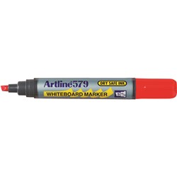 Artline 579 Whiteboard Marker Chisel 2-5mm Red 