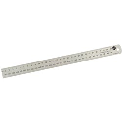 Marbig Metal Ruler 600mm Stainless Steel  