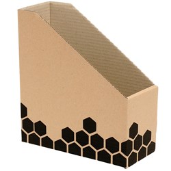 Marbig Enviro Magazine Box 104W x 254D x 280mmH Brown 