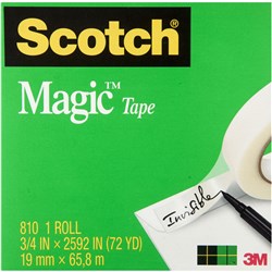 Scotch 810 Magic Tape 19mmx66m  