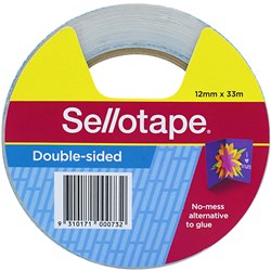 Sellotape 404 Double Sided Tape 12mmx33m  