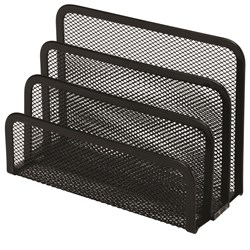 Esselte Mesh File Sorter Vertical Black 