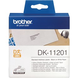 Brother DK-11201 Standard Address Labels 29 x 90mm 400 Labels White