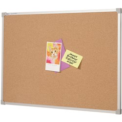 Quartet Penrite Corkboard 1200 x 900mm Aluminium Frame 